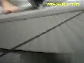 Hairy chick caught in hidden cabin pool cam