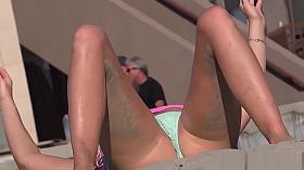 Sexy Bikini Cameltoe Beach Girls