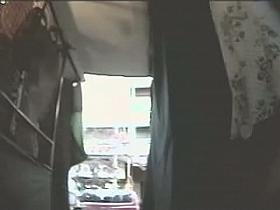 Naughty wind blowing up skirt on the street