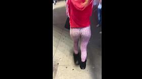 Slutty Teen With Sexy Ass In Tight Pants