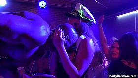 Amazing girls can easily turn a random party into an orgy, if they just get horny