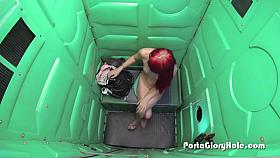 Lustful Hussy Mercedez Gloryhole Blowjob Clip