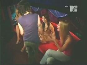 Celebrity candid upskirts on MTV show