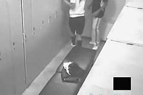 Fucked in locker room