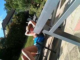 My mum in her bikini