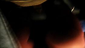 Red Tights Upskirt in the Evening