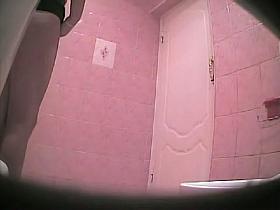 Girl came to wc, fixed her panty and pissed on the spy cam