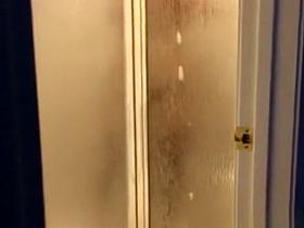 Woman spied in shower cabin
