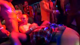 Nice babes blow penis and enjoy reaming and gangbang