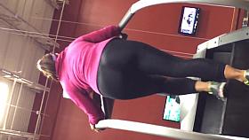 Gym sticking ass out