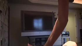 Sexy Blonde Housewife Gives Handjob