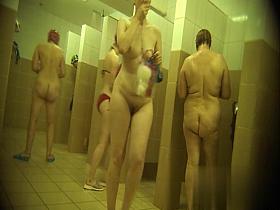 Hidden cameras in public pool showers 1096