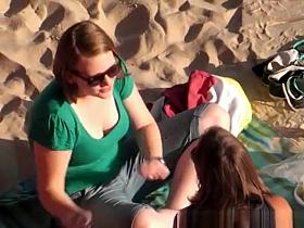 Short hair chick beach down blouse