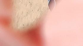 on the beach, mini panties number 2