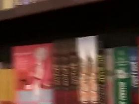 2 Sluts flashing and teasing in book store