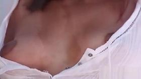 Super hot redhead showing pussy while stripping