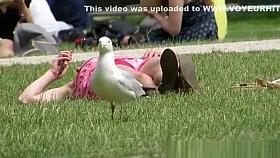 Women secretly filmed in public park