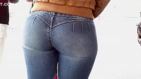 Big butt looks like it will soon explode