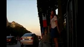 Windy oops of french girl