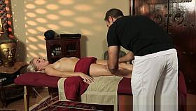 Massage babe seduced by horny masseur