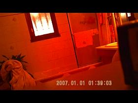 Hidden cam - Mature shakes her tits