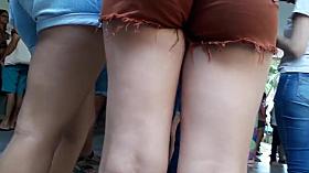 clarinha de shortinho socado parte 1