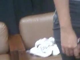 Gostosa no escritorio