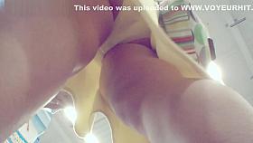 A Girl Wearing Hat In Upskirt Clip