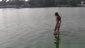 One of the most beautiful girls from my favourite nudist bea