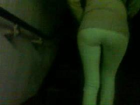 Culo riquisimo en pantalon verde