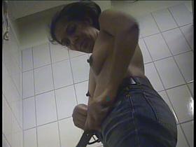 Fem pleasing with nude body view changing on voyeur cam