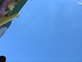 Upskirt of two sexy girls