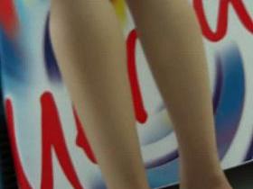 shy at first sight modestly dressed upskirt shows a thong