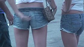 Teen In Denim Shorts