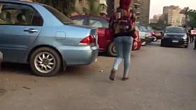Another Hijabi with Tight Jeans and Nice Ass Walking!