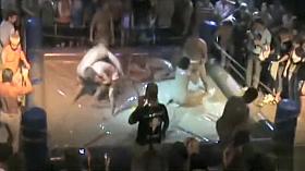 One guy versus three wicked girls