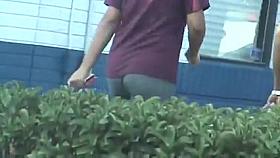 Candid Asses in Cotton pants