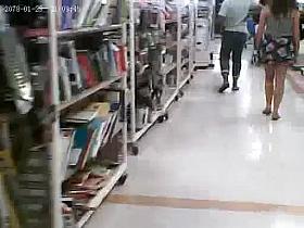 Nice short skirt & black panties!!!