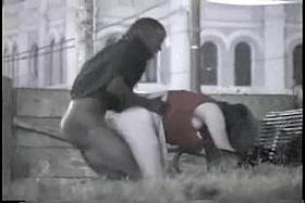 Black male hardly drills big amateur fem from behind