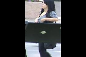 Pretty Latina Chick Candid