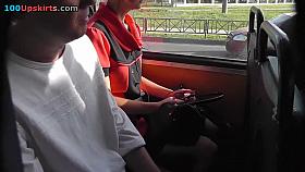 Very alluring spy upskirt clip