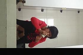 Spy camera in japanese public toilet