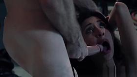 Facialized teen hardfucked in doggystyle