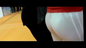 Girl with white pants-candid