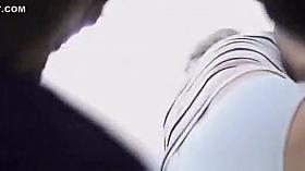 Granny caught peeing