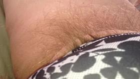 pubic hair bulging from those petite pantys.
