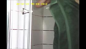 Perfect tits teen shower spy