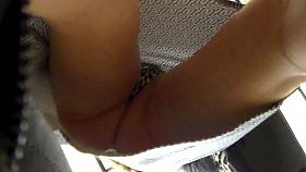 quick upskirt on work elevator