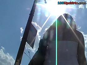 Blondie's hawt upskirt