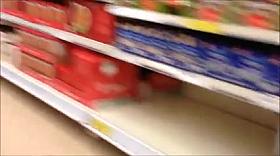 Lday shopping in a mini dress she had very sexy legs